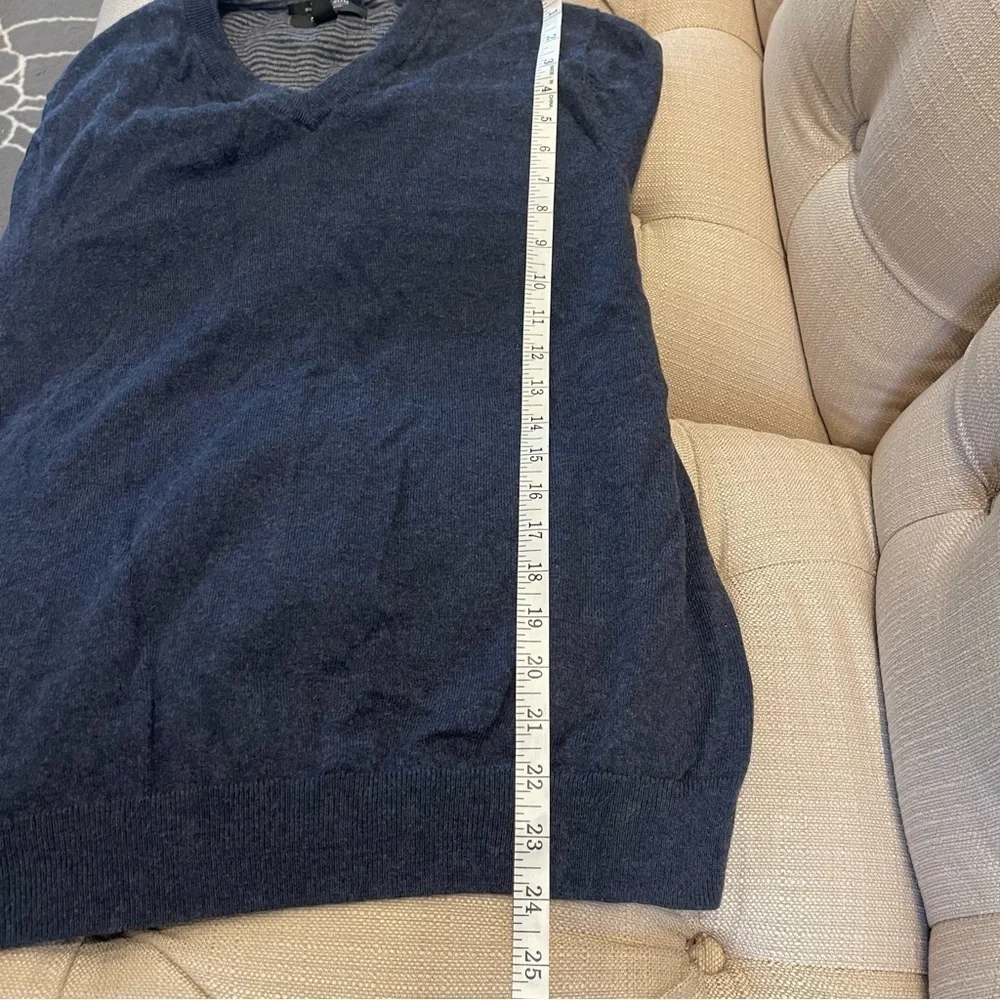 NORDSTROM Cotton Cashmere Blend Pullover Sweater Men’s Sz M Blue